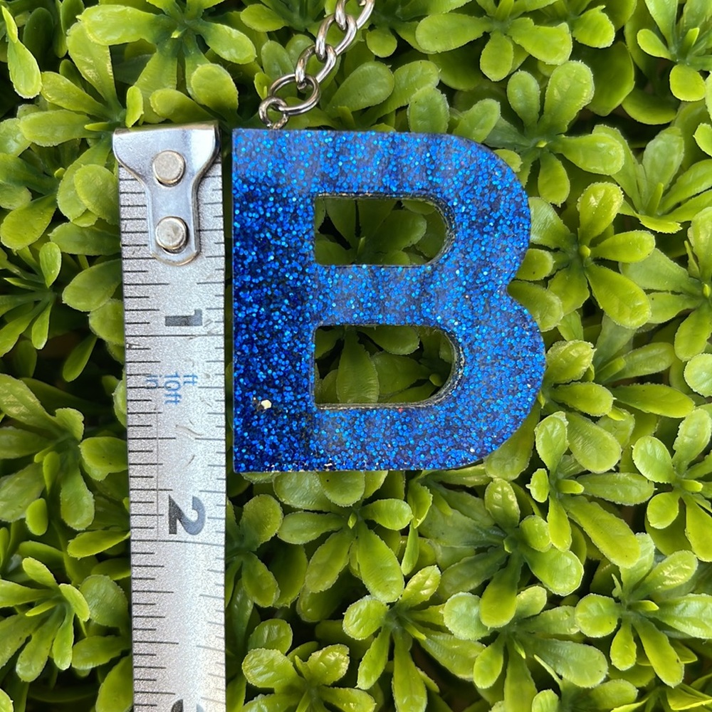 Monogram Resin Keychain - Picture 4 of 9